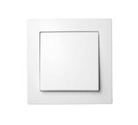 McPower Interruptor de conmutación Flair | Blanco | 250 V ~/10 A, UP, IP44 | Interruptor de diseño moderno | Fácil montaje | Alta calidad de procesamiento