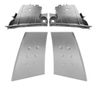MCQNDS Base Gris Reposabrazos Cubierta Manija Puerta Coche Interior Para Citroen C1 2005-2014(4 PIEZAS)