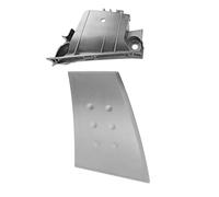 MCQNDS Base Gris Reposabrazos Cubierta Manija Puerta Coche Interior Para Citroen C1 2005-2014(RH Cover and Base)