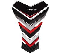 MCQNDS Calcomanía Tanque Motocicleta para Z 750 Z750 Z750S Adhesivo Tanque Combustible Motocicleta Diseño De Espina Pescado 3D Protector De Aceite Y Gas Decoración(1 Piece 2)