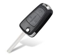 MCQNDS Carcasas Llave Coche para Opel para Vauxhall para Vectra C 2002-2008 para Signum 2003-2008 2/3 Funda de Botones Funda con Tapa para Llave Carcasa para Llave(3 Buttons)