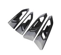 MCQNDS Cubierta Panel Manija Puerta Interior Coche Pegatina Embellecedora Para VW Para T-cross 2018 2019 2020 2021 2022 2023 LHD