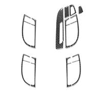 MCQNDS Embellecedor Cubierta Marco Manija Puerta Interior Coche Fibra Carbono Para Q7 2007 2008 2009 2010 2011 2012 2013 2014 2015(Right drive hand)