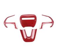 MCQNDS Embellecedor De Cubierta De Volante para Dodge para Charger, para Challenger para Durango 2015-2022 Interior del Coche