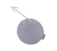 MCQNDS Embellecedor De La Tapa del Gancho De Remolque del Parachoques Delantero 6R0807241D para VW para Polo 5 Y 6R (1.ª Generación, Hatchback) 2010-2013 Enganches Remolque Coche(Blanco)