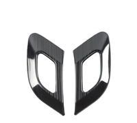 MCQNDS Embellecedor Interruptor Cerradura Puerta Manija Interior Delantera Para Chevrolet Para Blazer 2020 2021 2022 2023(Black)