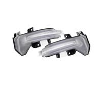 MCQNDS Espejos Retrovisores LED Dinámicos Con Intermitentes Para Toyota Para Tundra Para Sequoia 2022+ Intermitente Del Retrovisor(Clear)