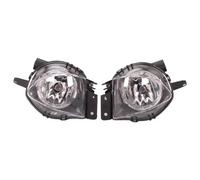 MCQNDS Faros Antiniebla Transparentes Para Parachoques Delantero Con Bombillas Para Serie 3 E90 E91 325 328 335 2005 2006 2007 2008 Sedán (Pair)
