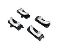 MCQNDS Manija Puerta Interior Delantera O Trasera Color Gris Plateado Para Hyundai Para Sonata 2005 2006 2007 2008(1 set)