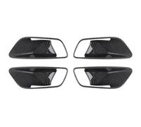 MCQNDS Manija Puerta Interior Plástico ABS Cubierta Cuencos Embellecedora Para Ford Para Puma 2019 2020 2021 2022 2023