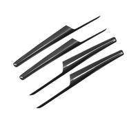 MCQNDS Marco Manija Puerta Interior Panel Decorativo Embellecedor Para Q5 FY 2018 2019 2020 2021 2022 2023 2024(Carbon fiber color)
