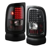 MCQNDS Montaje Luces Traseras Para Dodge Para Ram 1500 2500 3500 1994-2002 12V Conjunto De Luces Traseras LED Para Automóvil Luces De Freno Traseras LED
