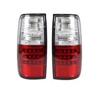 MCQNDS Montaje Luces Traseras Para Toyota Para Land Cruiser FJ80 1991-1997 Con Bombillas LED Traseras Para Coche Luz De Freno Lámpara Reflectora(Red White Shell)