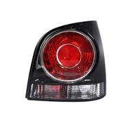 MCQNDS Montaje Luces Traseras Para VW Para POLO 2006 2007 2008 2009 2010 Luz Para Faro Trasero Carcasa Sin Bombillas Luz De Parachoques De Advertencia(Black Right)