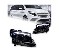 MCQNDS Para Benz Para Vito W447 2016-2023 Estilo De Coche Faros Delanteros DRL Lente Conjunto De Faros Dinámicos(Right Hand Drive)