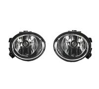 MCQNDS Para E46 M3 2002-2006 Para E39 M5 2001-2003 Conjunto Faros Antiniebla Con Bombilla Luz Parachoques Delantera Luz Antiniebla 63177894017 63177894018 (Pair With LED L10)