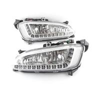 MCQNDS Para Hyundai Para Santa Fe IX45 2013-2015 1 Par De Faros Antiniebla 12V Luces LED De Circulación Diurna DRL Conjunto De Luces Antiniebla Para Coche