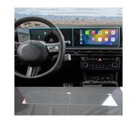 MCQNDS para Hyundai para Tucson 2024 2025 Protector Pantalla Vidrio Templado Radio Infoentretenimiento Coche 12,3 Pulgadas con GPS Y Multimedia Película Protectora Navegación