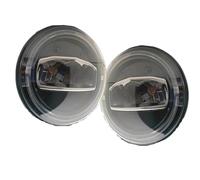 MCQNDS Para Land Rover 90 110 Para Defender 200 Tdi 300 Tdi Faros Delanteros LED De 7 Pulgadas Luz De Giro DRL Conjunto De Faros Delanteros