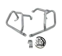 MCQNDS Para NC750X DCT 2021-2025 Parachoques Protector Motor | Protector Marco Anticaída Barra Choque Superior E Inferior Carretera(Lower Silver Only)