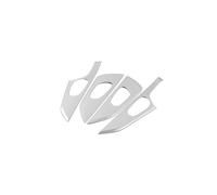 MCQNDS Para Nissan Para X-trail T32 Para Rogue 2014-2020 ABS Plástico Puerta Interior Coche Protector Cuencos Marco Embellecedor Cubierta(Matte Silver)