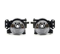 MCQNDS Para Serie 3 5 6 E60 E61 E90 E91 323i 325i 525i Conjunto De Faros Antiniebla Con Bombillas Parachoques Delantero Luz Antiniebla 63176910791 (Pair With LED L10)