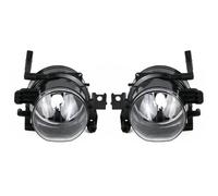 MCQNDS Para Serie 7 E65 E66 730 740 745D 735 745 760 2005-2008 Conjunto Faros Antiniebla Con Bombilla Luz Antiniebla Delantera Parachoques 63176943415 (Pair With LED M10)