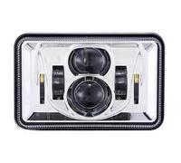 MCQNDS Para Suzuki DRZ400E DRZ400S DRZ400SM 2002-2016 4x6 faro LED Motocicleta Conjunto De Faros(Chrome)