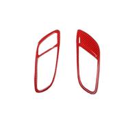 MCQNDS Para TT 2008 2009 2010 2011 2012 2013 2014 Embellecedor De Marco De Manija De Puerta Interior(Carbon Fiber Red)