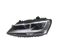 MCQNDS Para VW Para Jetta Para Vento A6 2012-2018 Conjunto De Faros Delanteros De Coche Lente Transparente Luces Delanteras De Marcha Lámpara De Cabeza(Left Side)