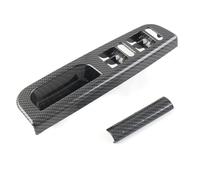 MCQNDS Para VW Para Passat B5 Para Golf Para Jetta Para Bora MK4 LHD Solo Cubierta Exterior Panel Control Interruptor Ventana Puerta Delantera Coche(Carbon look)