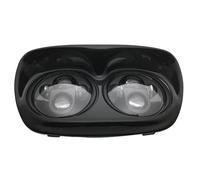 MCQNDS Proyector Faro LED Doble Motocicleta Para Carretera Para Deslizamiento 2004 2005 2006 2007 2008 2009 2010 2011 2012 2013 Conjunto De Faros(Black)