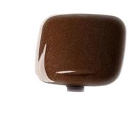 MCQNDS Tapa Protectora del Gancho De Remolque del Parachoques Trasero para Volvo S60 (2011-2018) Enganches Remolque Coche(Marrón)