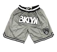 MCQOmcil Los Hombres De La NBA Nets Pantalones Corto De Baloncesto Alta Elasticidad Respirable Deportivo Pantalones (Color : 2, Size : S)