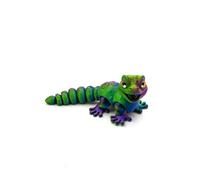 MCQWOMFQAK 1PC 3D Printed Articulated Animal Models Multi Joint Movable Cute Figurines Sensory Desk Toys Funny Home Decor Gift Idea(Dazzling,1 Set(S-M-L))