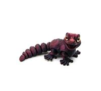 MCQWOMFQAK 1PC 3D Printed Articulated Animal Models Multi Joint Movable Cute Figurines Sensory Desk Toys Funny Home Decor Gift Idea(Blackred,1 Set(S-M-L))