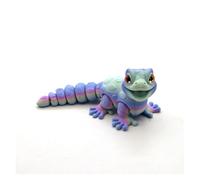 MCQWOMFQAK 1PC 3D Printed Articulated Animal Models Multi Joint Movable Cute Figurines Sensory Desk Toys Funny Home Decor Gift Idea(Macoron,1 Set(S-M-L))