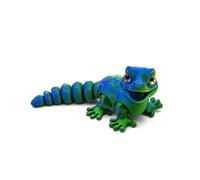 MCQWOMFQAK 1PC 3D Printed Articulated Animal Models Multi Joint Movable Cute Figurines Sensory Desk Toys Funny Home Decor Gift Idea(Lgreen,1 Set(S-M-L))