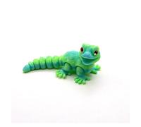 MCQWOMFQAK 1PC 3D Printed Articulated Animal Models Multi Joint Movable Cute Figurines Sensory Desk Toys Funny Home Decor Gift Idea(Bluegreen,1 Set(S-M-L))