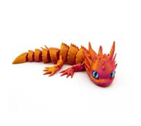 MCQWOMFQAK 1pc 3D Printed Dragon Model Simulation Detailed Figurine Fantasy Creature Desktop Decoration Collectible Gift for Adults(8)