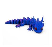 MCQWOMFQAK 1pc 3D Printed Dragon Model Simulation Detailed Figurine Fantasy Creature Desktop Decoration Collectible Gift for Adults(10)