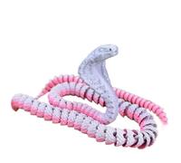 MCQWOMFQAK 3D Printed Crystal Dragon Snake Fidget Toy Articulated Flexible Joint Sensory Stress Relief Desk Decor Office Gift(Surge,45cm)