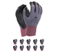 MCR Safety CONTOUR AVENGER/Guantes de montaje Premium/Talla 11, 10 pares/Gris/La más alta calidad/Guantes de montaje/Fabricado en EE. UU./ Guantes de trabajo
