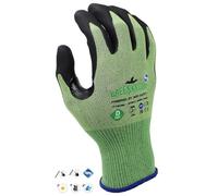 MCR Safety GREENKNIGHT/Guantes de protección contra cortes premium/talla 10, 1 par/alta protección contra cortes D/compatible con pantalla táctil/guantes de trabajo de montaje/protector de manos para