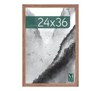 MCS 24x36 Inch Museum Poster Frame, Medium Oak Woodgrain (68863) Marco, Barnwood, 24x36