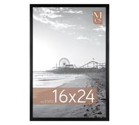 MCS Marco para Póster Foundation 40,6 x 61,0 cm, Marco de Madera Tradicional Envejecida, Fijación a Pared Vertical y Horizontal, Marco Grande para Fotos, Pósteres y Arte (Paquete de 1)