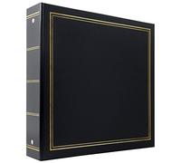 MCS MBI Library Collection-Álbum de Fotos (400 Bolsillos, 10 x 15 cm), Color Negro, Vinilo
