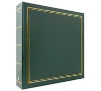 MCS Scrapbook MBI Library Collection-Álbum de Fotos (400 Bolsillos, 10 x 15 cm), Color Verde, Vinilo, Medium