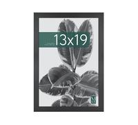 MCS Studio Gallery Frame Marcos, Grano de Madera Negro, 13 x 19 in