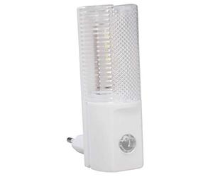 McShine LN-04-Luz Nocturna LED (230 V, Sensor crepuscular), Color Blanco
